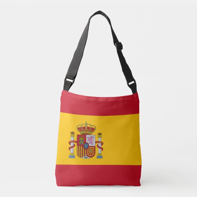 Spain Flag Crossbody Bag (Front)