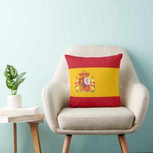 Spain flag cushion
