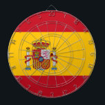 Spain Flag Dartboard<br><div class="desc">Spain Flag</div>