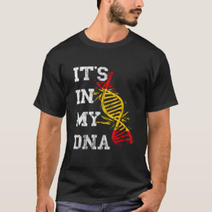 Spain Flag DNA Molecule Spanish Roots Espana Spani T-Shirt