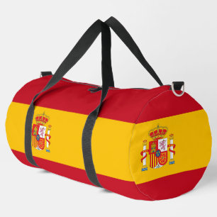 Spain flag duffle bag