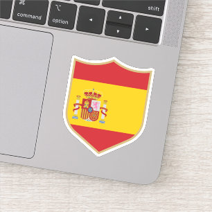 Spain Flag Emblem Patriotic Travel