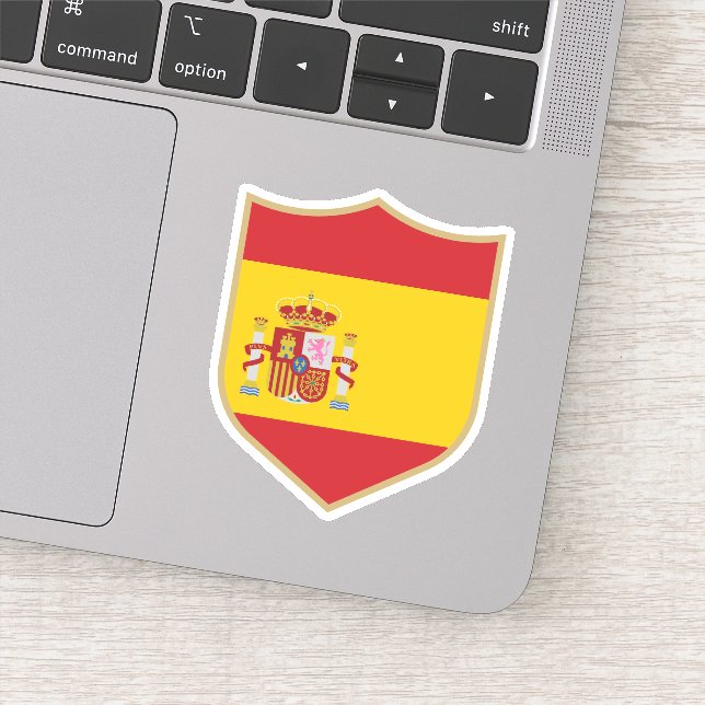 Spain Flag Emblem Patriotic Travel (Detail)