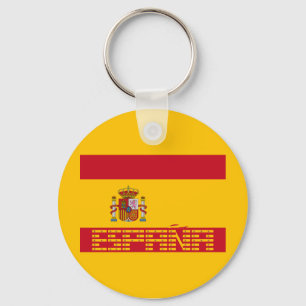 Spain - Flag / España - Bandera Key Ring