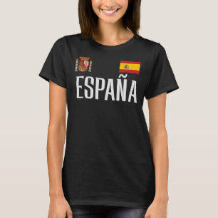 Spain Flag Espana Football Soccer Fan Men Women Ki T-Shirt