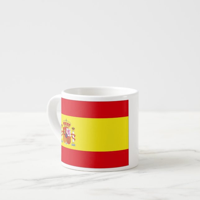 Spain Flag Espresso Cup (Front Left)