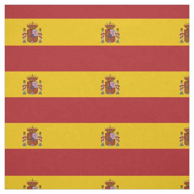 Spain Flag Fabric (Swatch)