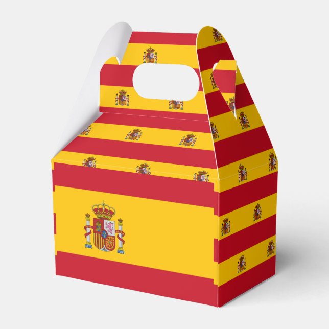 Spain Flag Favour Box (Back Side)
