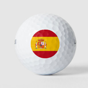 Spain flag golf balls