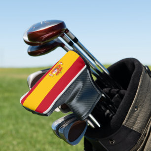 Spain flag golf head cover