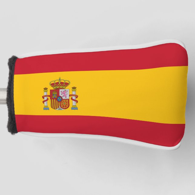 Spain Flag Golf Head Cover (Front)