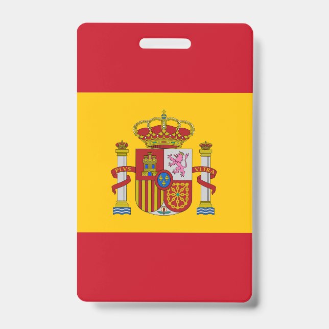 Spain Flag ID Badge (Front)