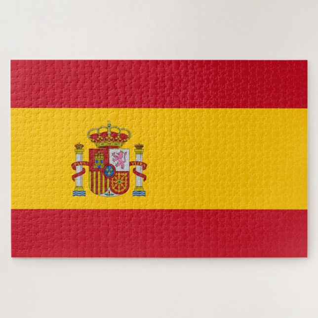 Spain Flag Jigsaw Puzzle (Horizontal)
