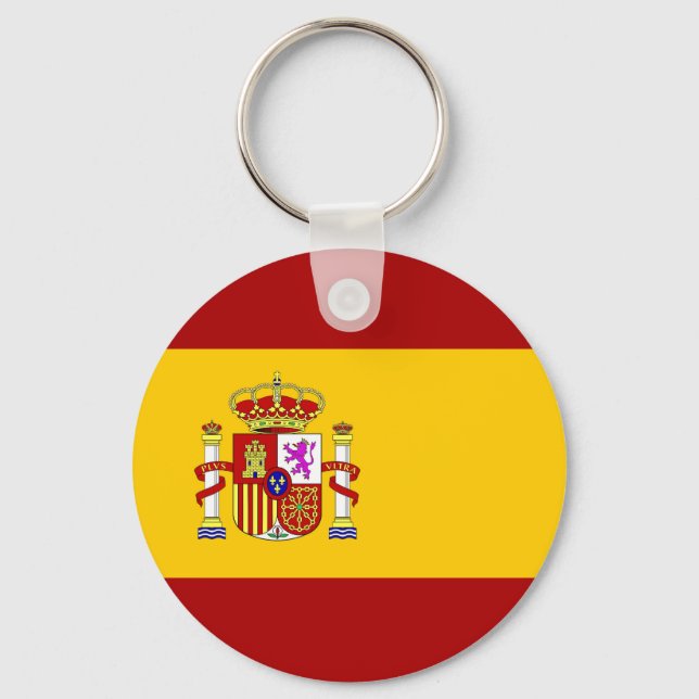 Spain flag key ring (Front)