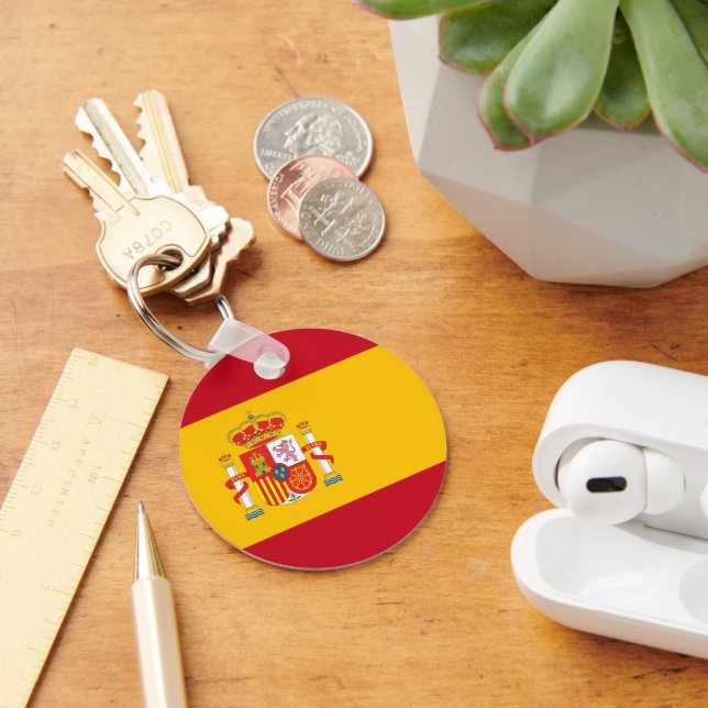 Spain flag key ring (Desk)