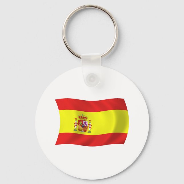 Spain Flag Keychain (Front)