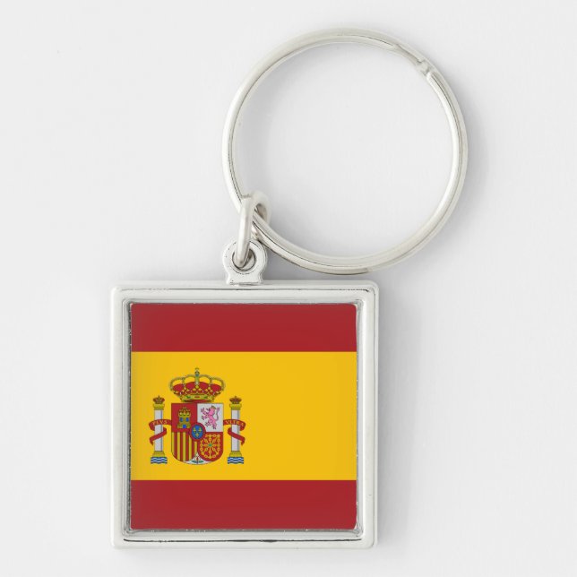 Spain Flag Keychain (Front)