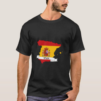 spain flag map T-Shirt