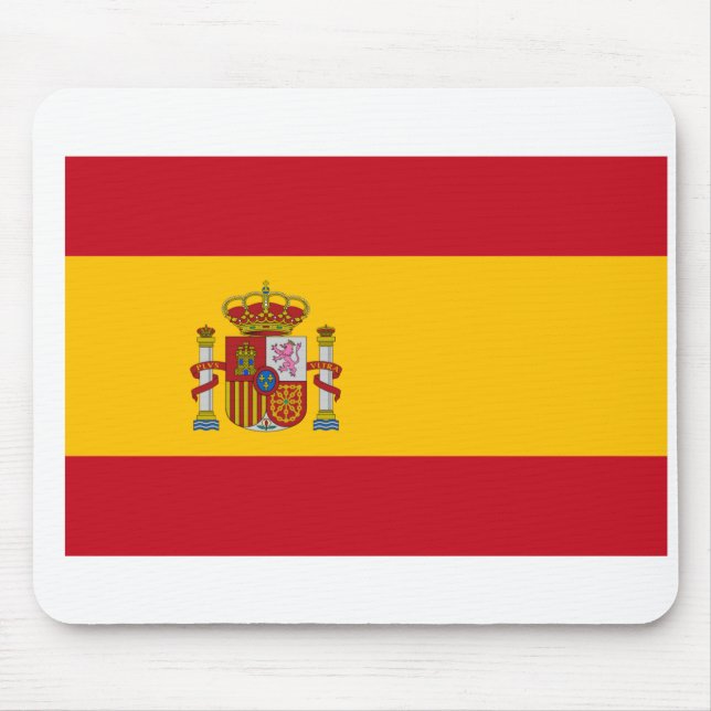 Spain Flag Mouse Mat (Front)