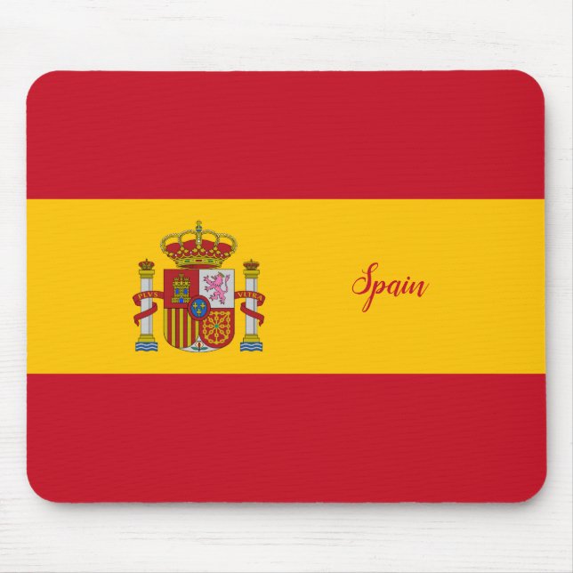 Spain Flag Mouse Mat (Front)