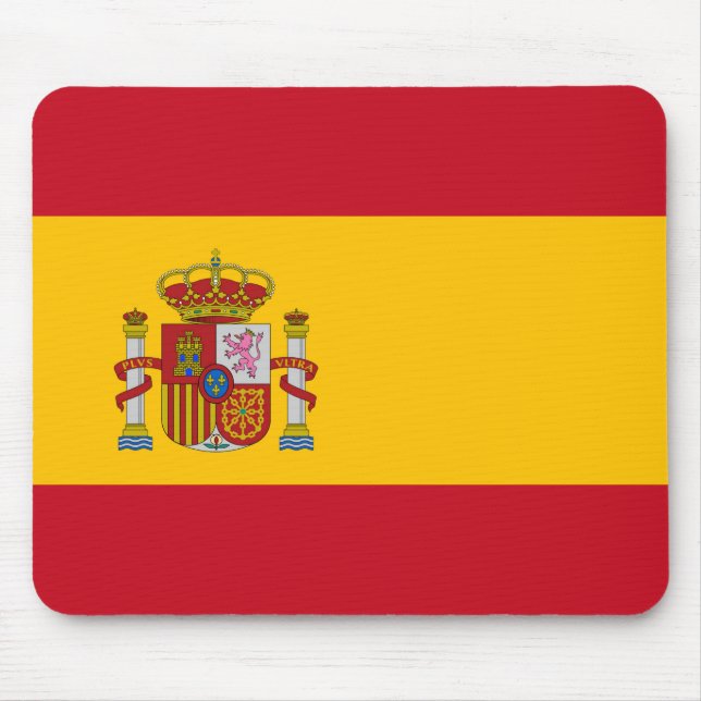 Spain Flag Mouse Mat (Front)