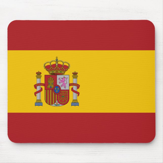 Spain Flag Mouse Mat (Front)