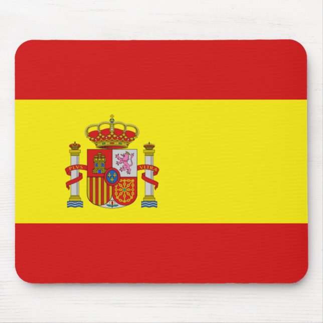 Spain Flag Mousepad (Front)