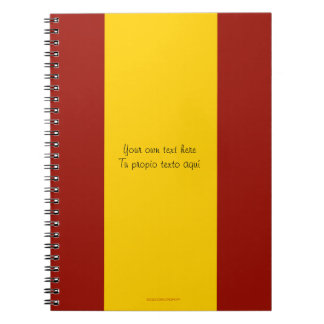 Spain Flag Notebook