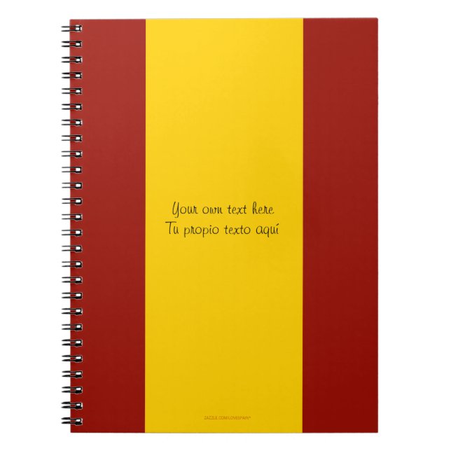 Spain Flag Notebook (Front)
