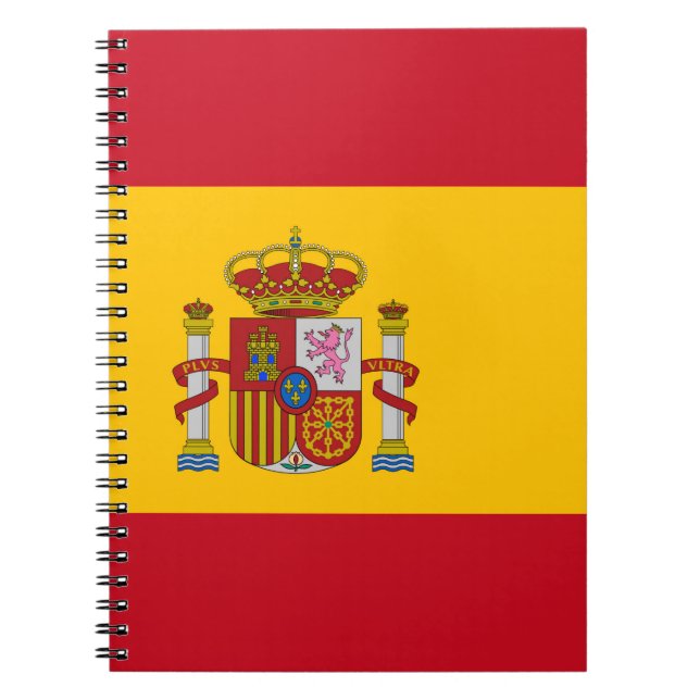 Spain Flag Notebook (Front)