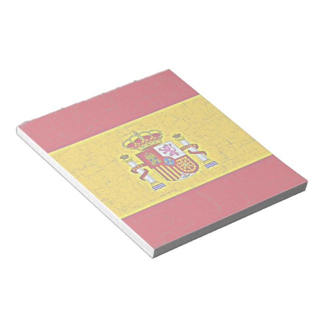 SPAIN FLAG Notepad (Angled)