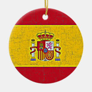 SPAIN FLAG Ornament