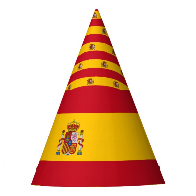 Spain Flag Party Hat (Front)