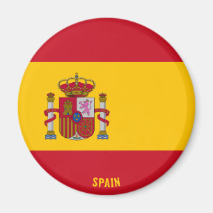 Spain Flag Patriotic Magnet