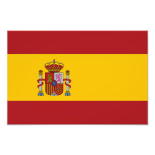 Spain Flag Photo Print