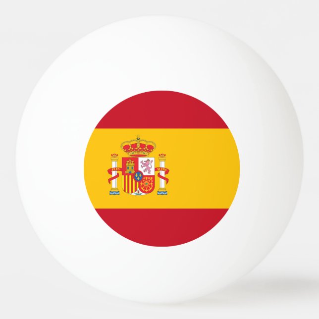 Spain flag ping pong ball (Front)