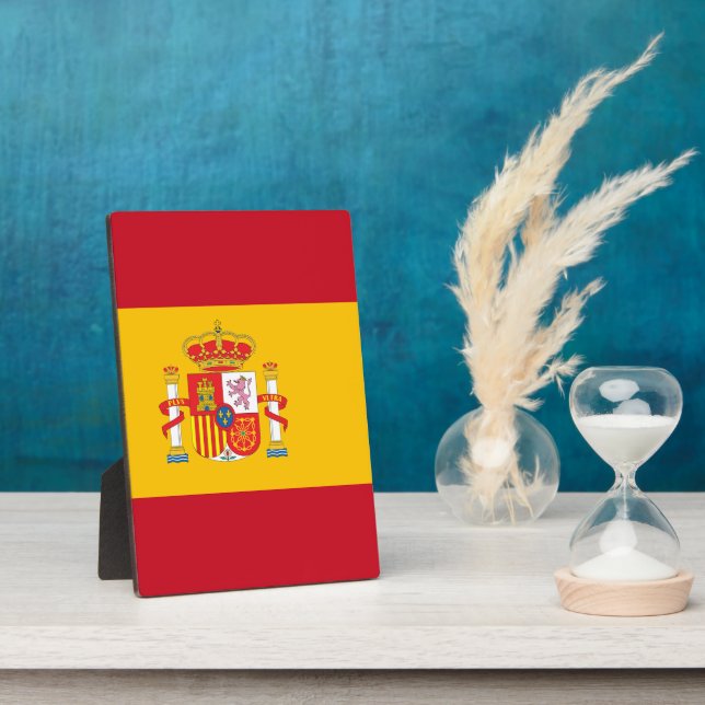 Spain flag plaque (Side)