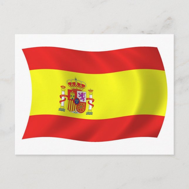 Spain Flag Postcard (Front)
