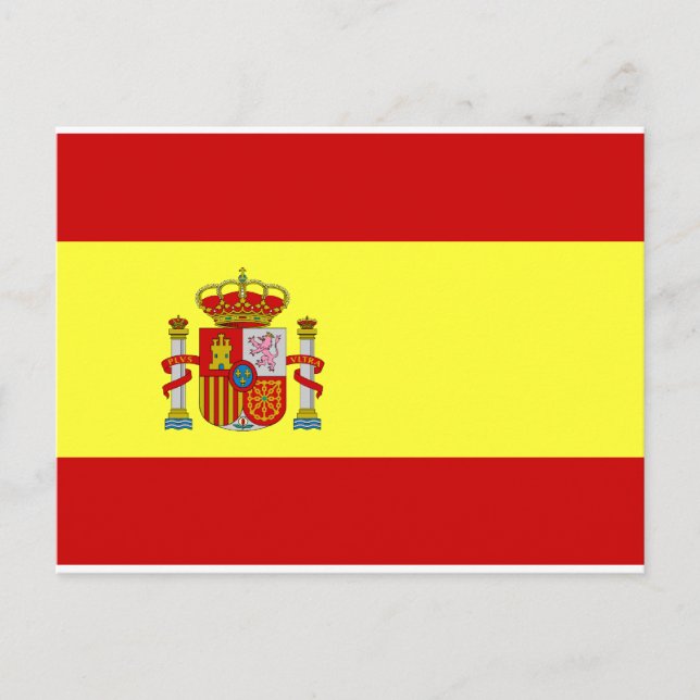 Spain Flag Postcard (Front)
