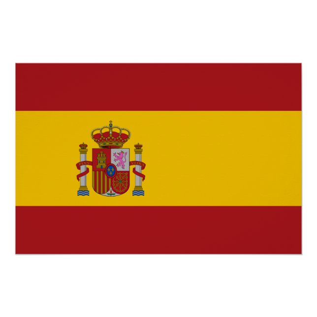 Spain Flag Poster (Front)