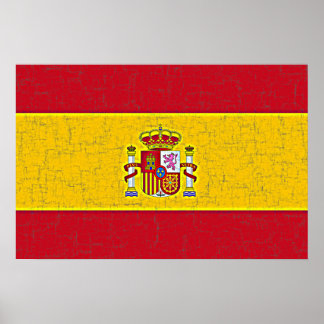 SPAIN FLAG Poster