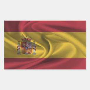 Spain Flag Rectangular Sticker