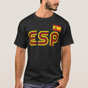 Spain Flag Retro International Country Espana Span T-Shirt
