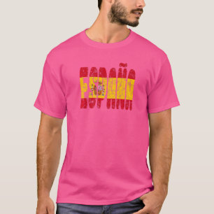 Spain Flag Spain Travel Vacation Spain Pride Spani T-Shirt