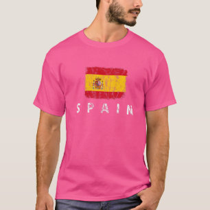 Spain Flag Spain Travel Vacation Spain Pride Spani T-Shirt