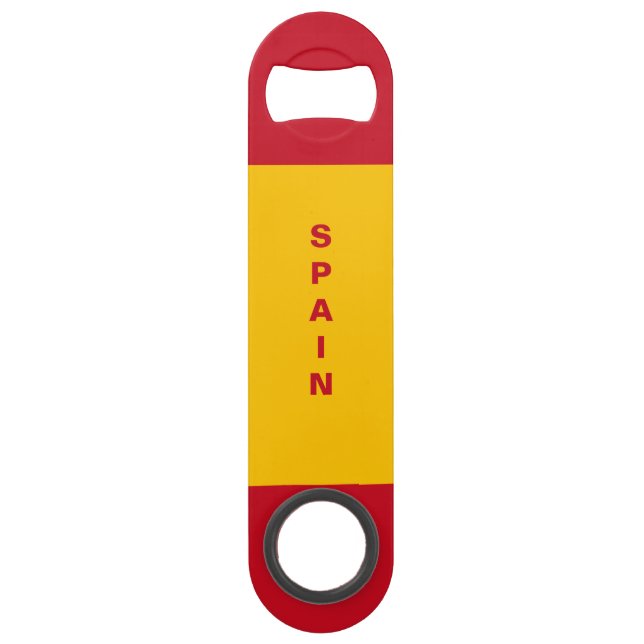 Spain Flag Speed Bottle Opener (Back)