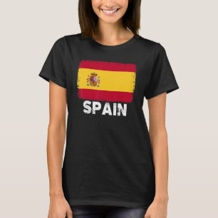 Spain Flag Support Spanish People Women Men T-Shirt