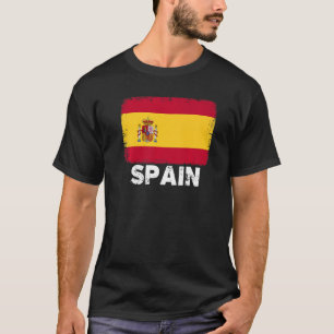 Spain Flag Support Spanish People Women Men T-Shirt
