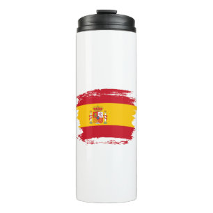 Spain flag thermal tumbler