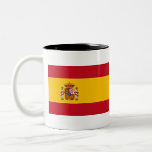 Spain Flag Two-Tone Coffee Mug